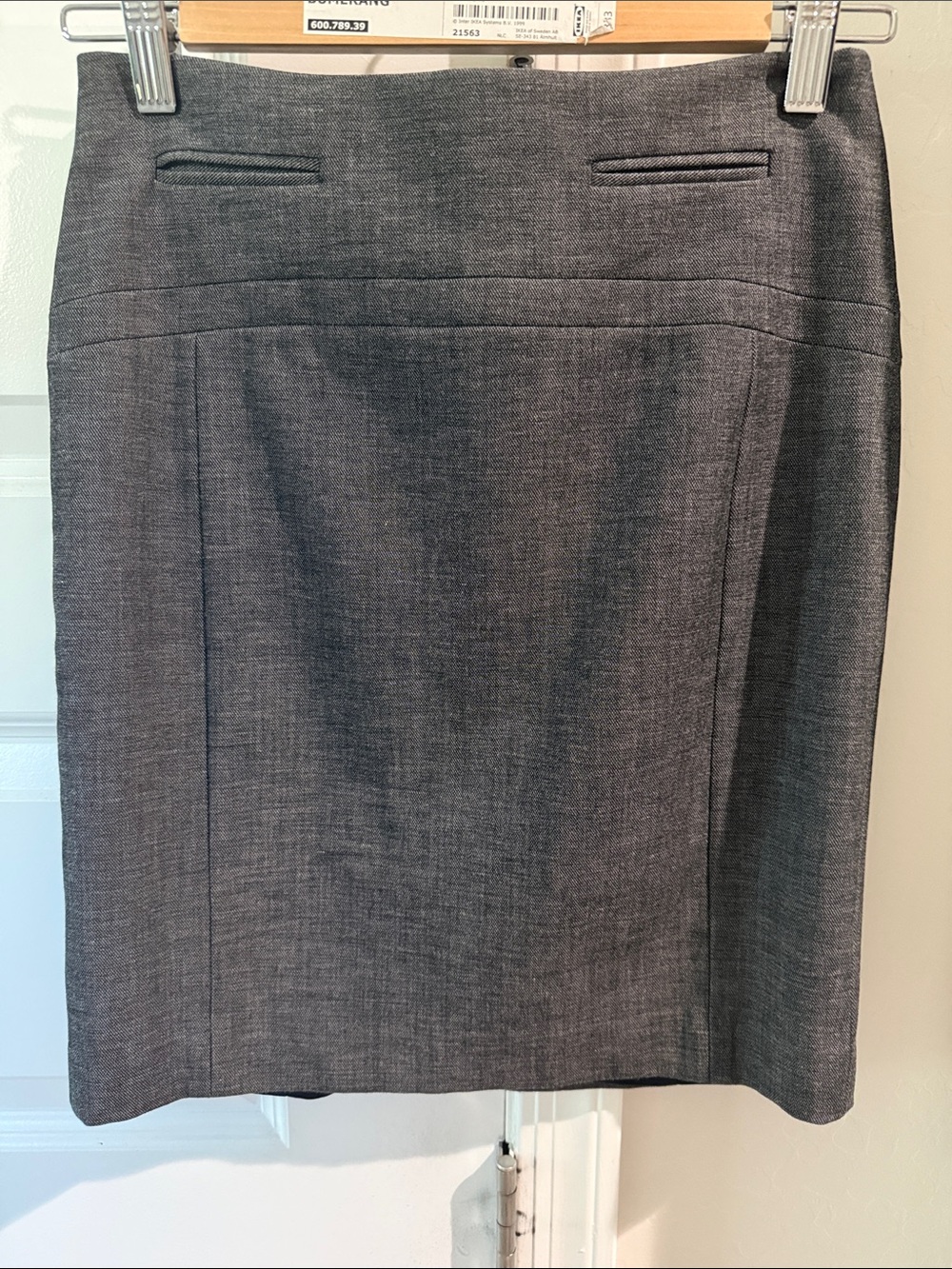 Express Charcoal Gray Pencil Skirt